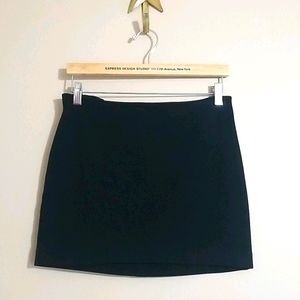 Express Black Stretch Mini Skirt